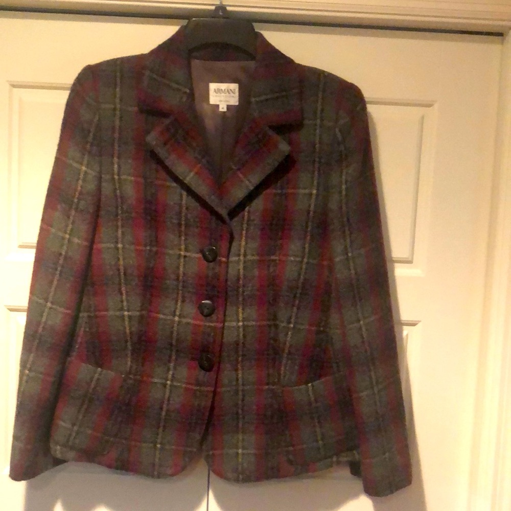 Armani Collezioni Women’s Dress Jacket. Exterior Alpaca and Mohair.
